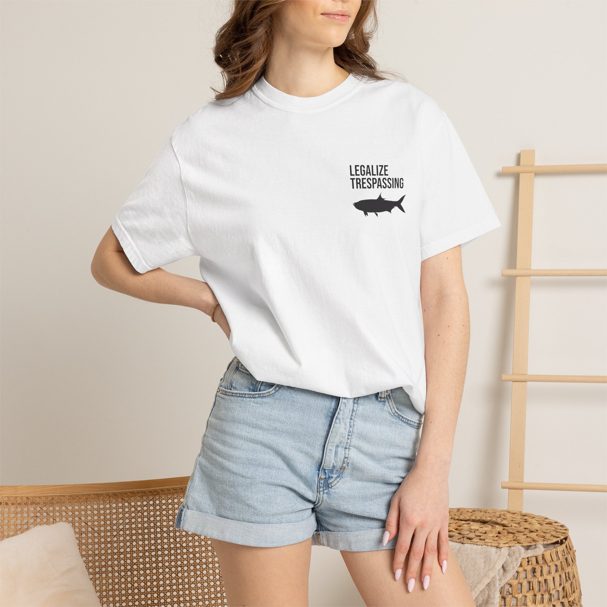 Simple Legalize Trespassing Shirt (no backside)